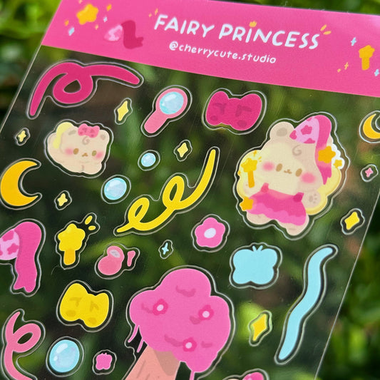 Fairy Princess - Clear Sticker Sheet