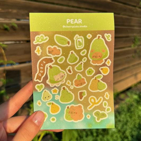 PEAR - Vinyl Sticker Sheet