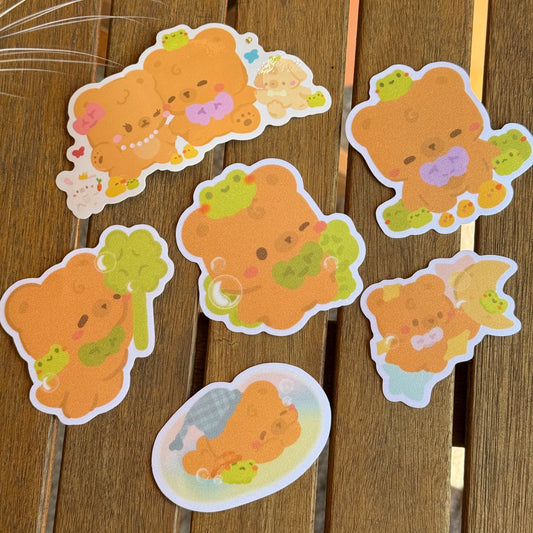 Dreamy Arlo Shiny Vinyl Stickers