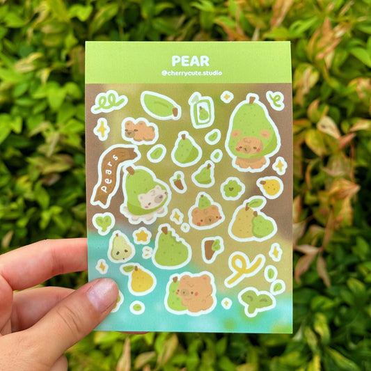 PEAR - Vinyl Sticker Sheet