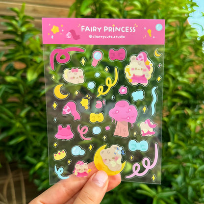 Fairy Princess - Clear Sticker Sheet