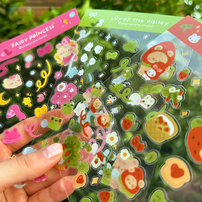 Fairy Princess - Clear Sticker Sheet