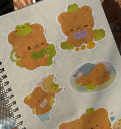 Dreamy Arlo Shiny Vinyl Stickers