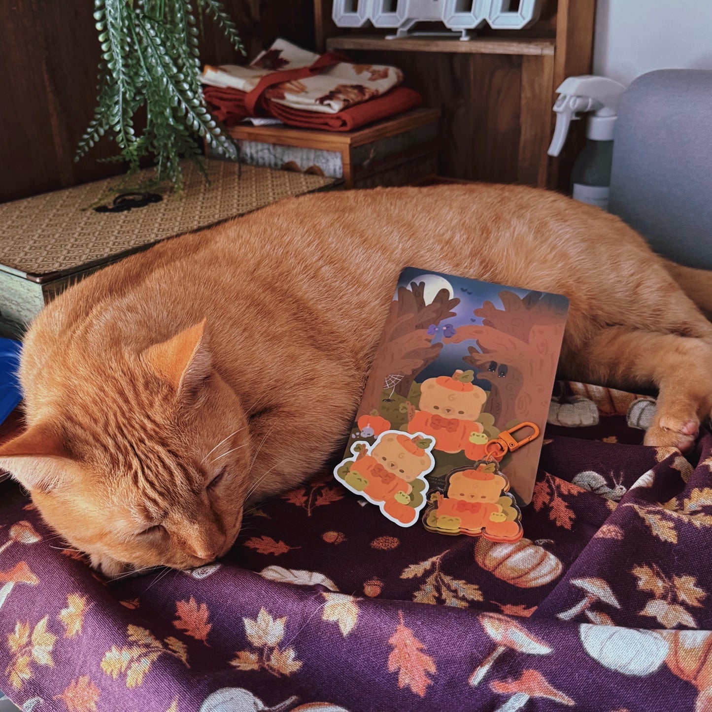 Pumpkin Arlo - Keychain